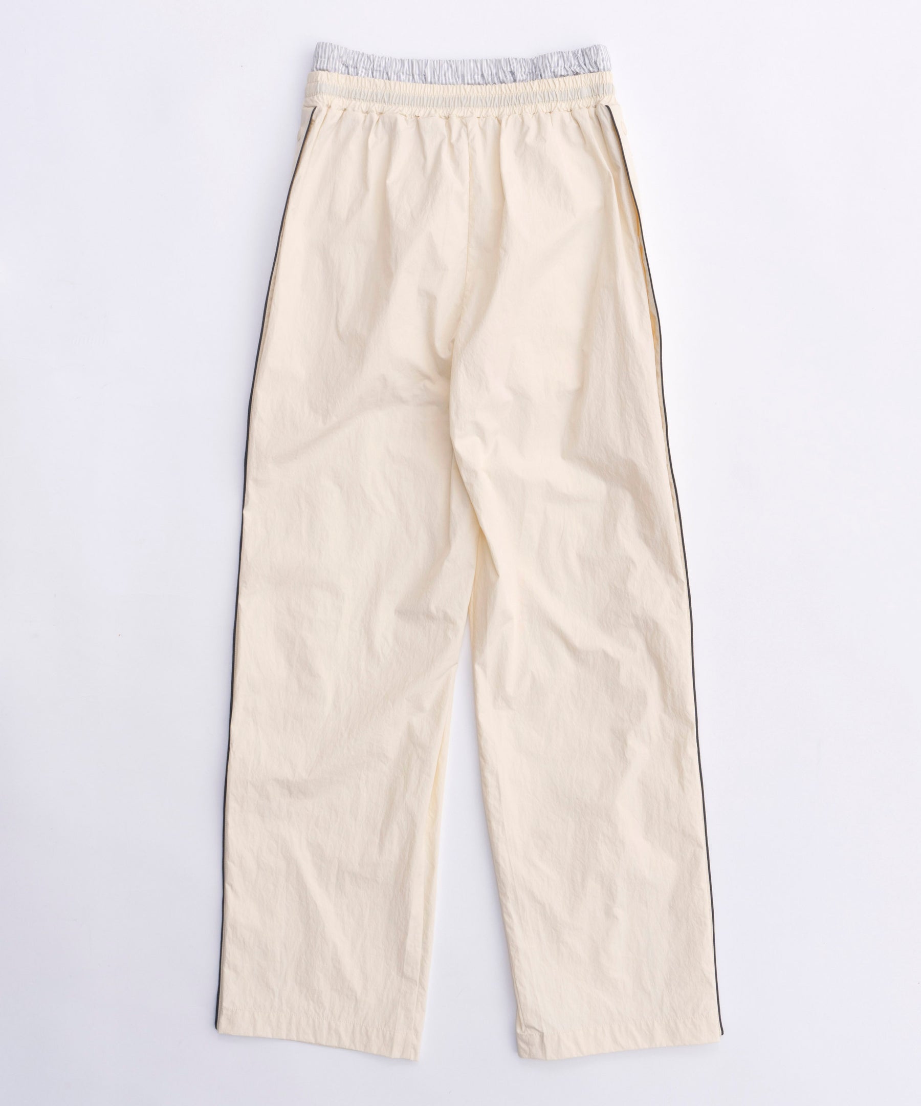 Double Waist Side Button Pants