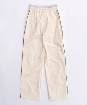 Double Waist Side Button Pants