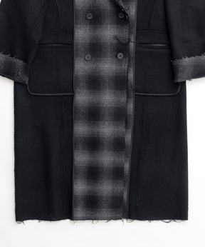 Reversible Cut Off Oversized Coat