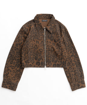 Leopard Compact Silhouette Jacket