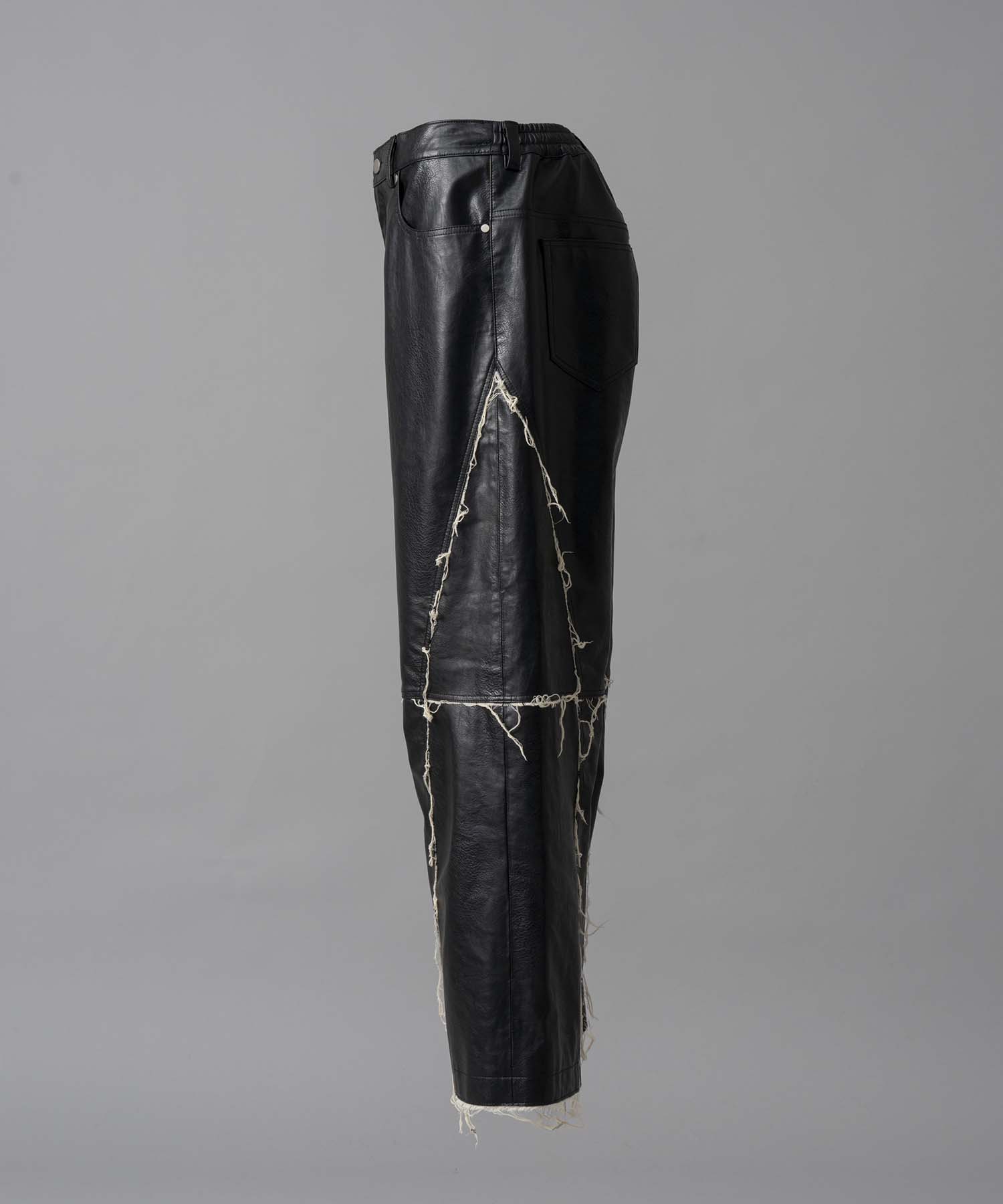 【PRE-ORDER】Artificial Leather Wide Pants