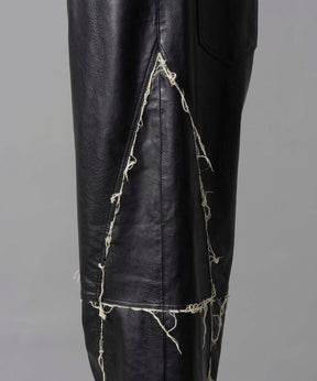 【PRE-ORDER】Artificial Leather Wide Pants