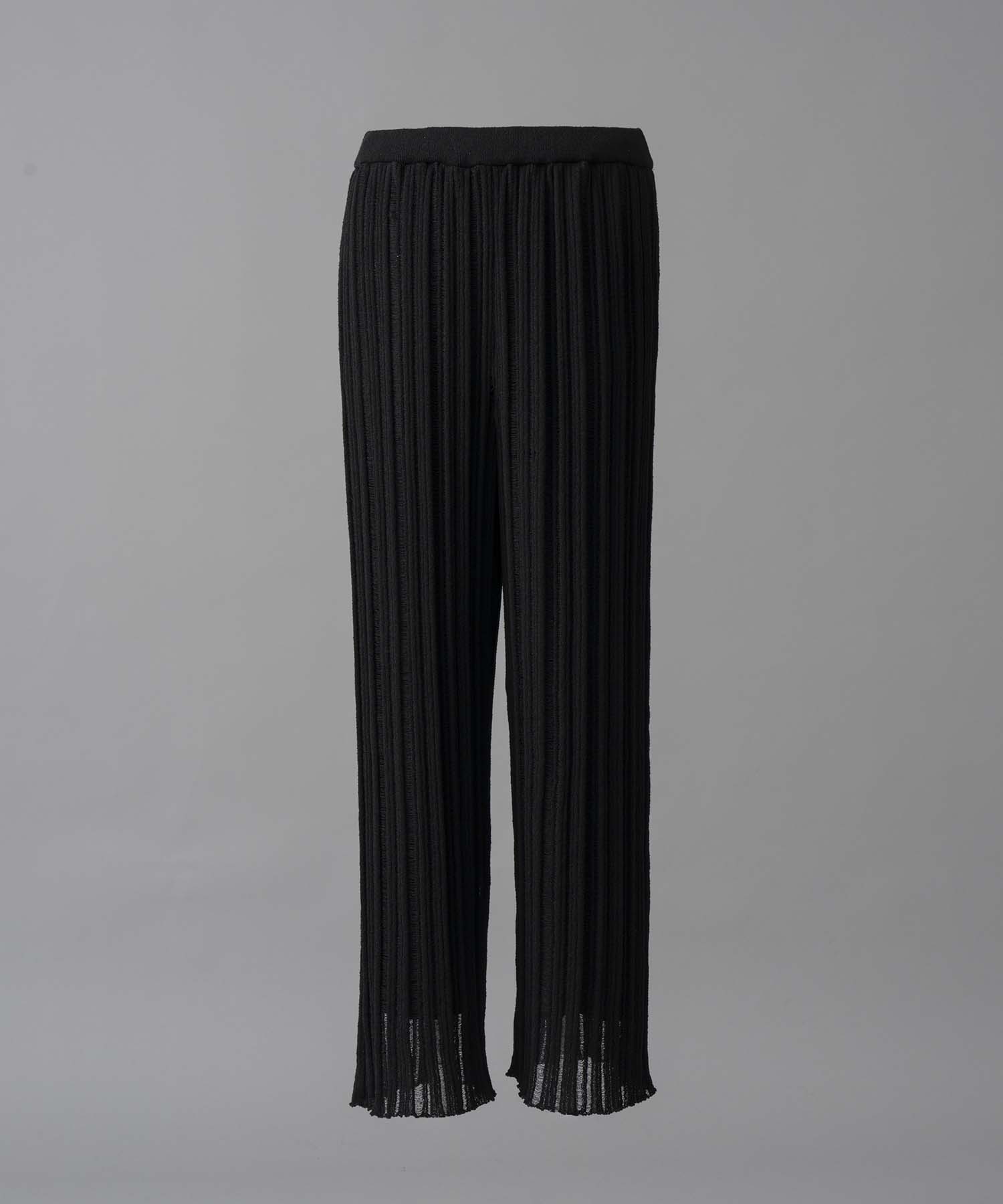 Prime-Wide Sheer Rib Knit Pants