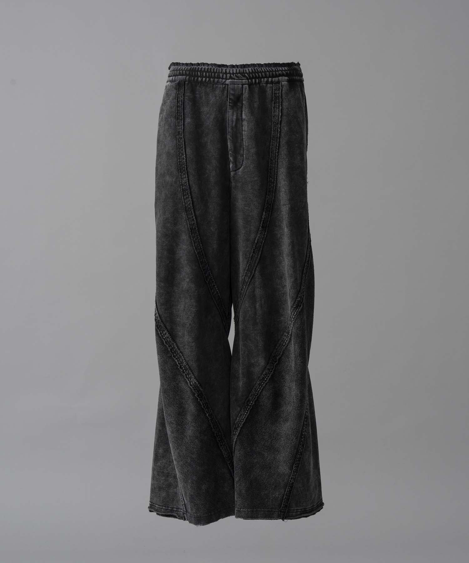 【PRE-ORDER】Chemical Over-Dyed Inside-Out Sweat Wide Pants