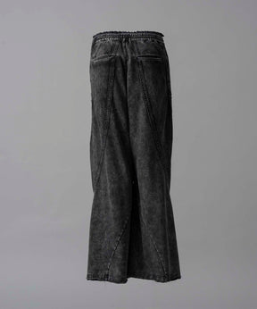 【PRE-ORDER】Chemical Over-Dyed Inside-Out Sweat Wide Pants