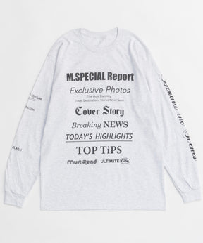 MAGAZINE HEADING Long Sleeve T-shirt