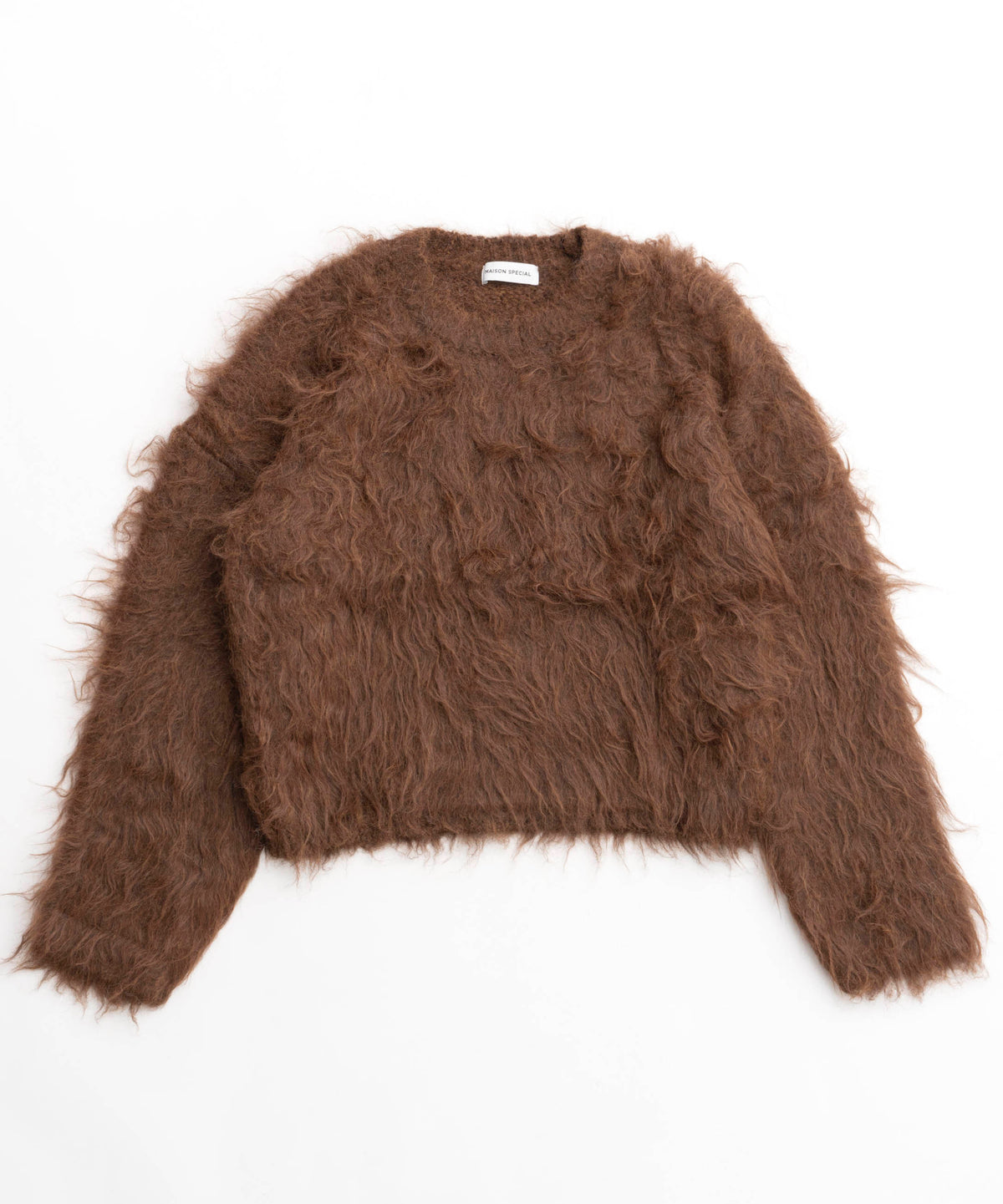 Fluffy Shaggy Knit Pullover