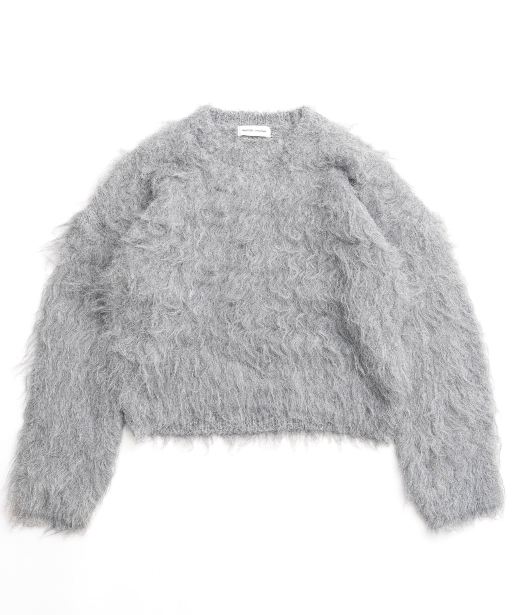 Fluffy Shaggy Knit Pullover