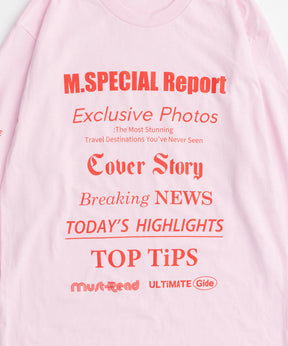 MAGAZINE HEADING Long Sleeve T-shirt