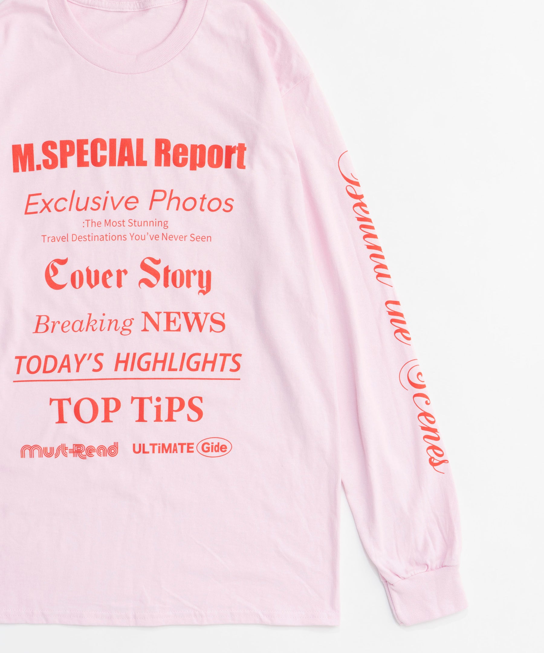 MAGAZINE HEADING Long Sleeve T-shirt