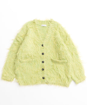 Fluffy Shaggy Knit Cardigan