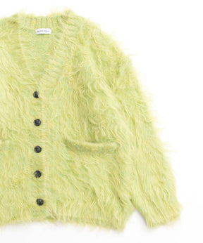 Fluffy Shaggy Knit Cardigan