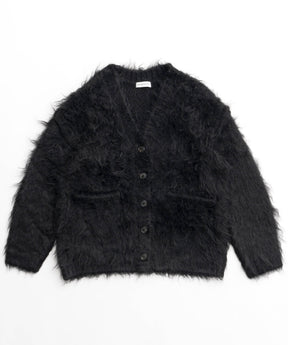 Fluffy Shaggy Knit Cardigan