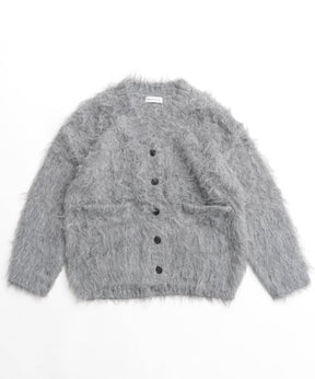 Fluffy Shaggy Knit Cardigan