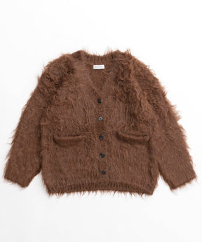 Fluffy Shaggy Knit Cardigan