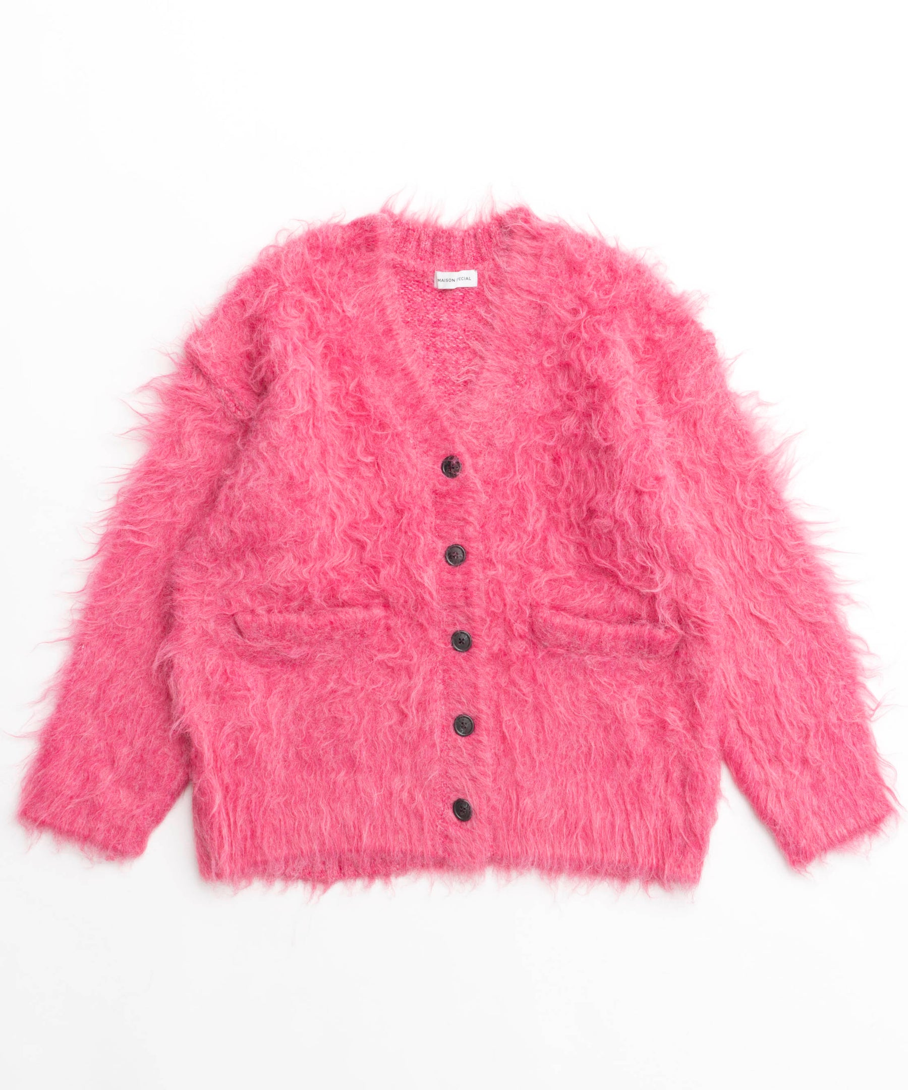 Fluffy Shaggy Knit Cardigan