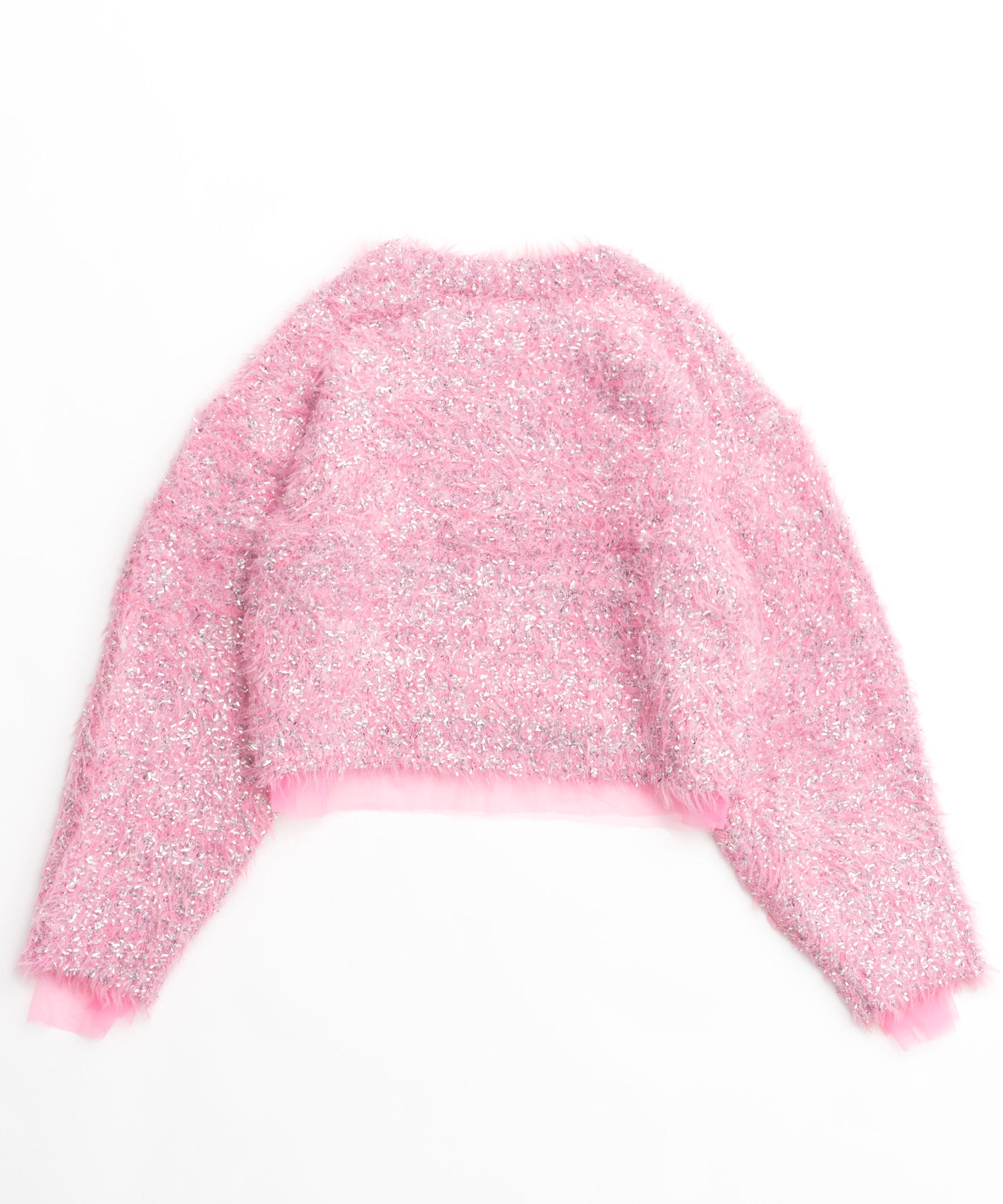 Sparkling Shaggy Knit Pullover