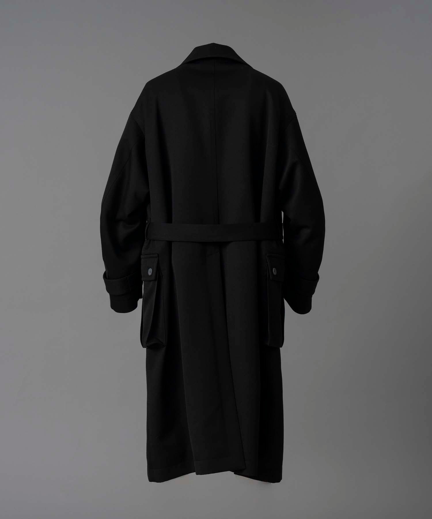 【Italian Dead Stock Fabric】Prime-Over Officer Coat