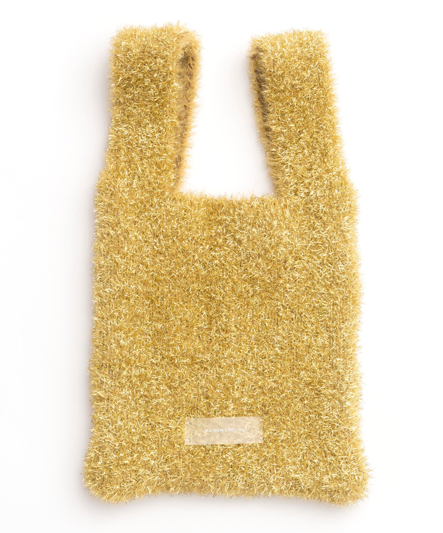 Glitter Knit Mini Bag