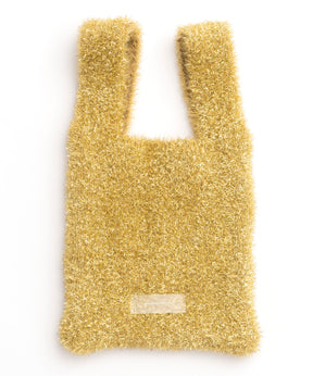 Glitter Knit Mini Bag