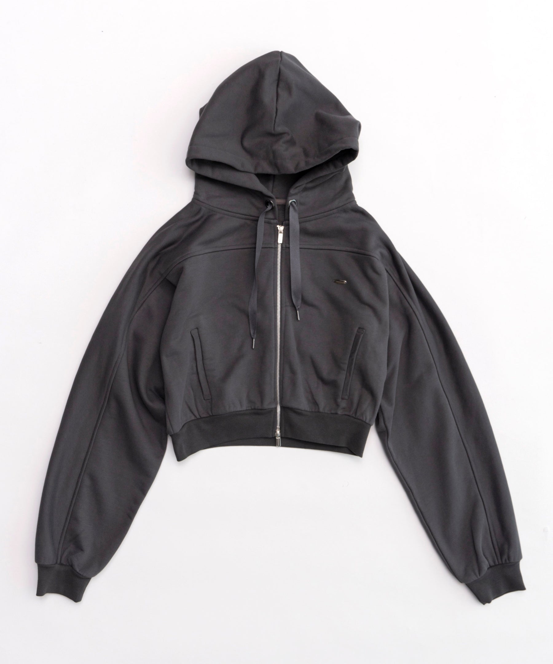 【SALE】Front Zip Short Hoodie