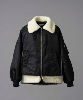 Prime-Over Layering B-3 Flight Jacket