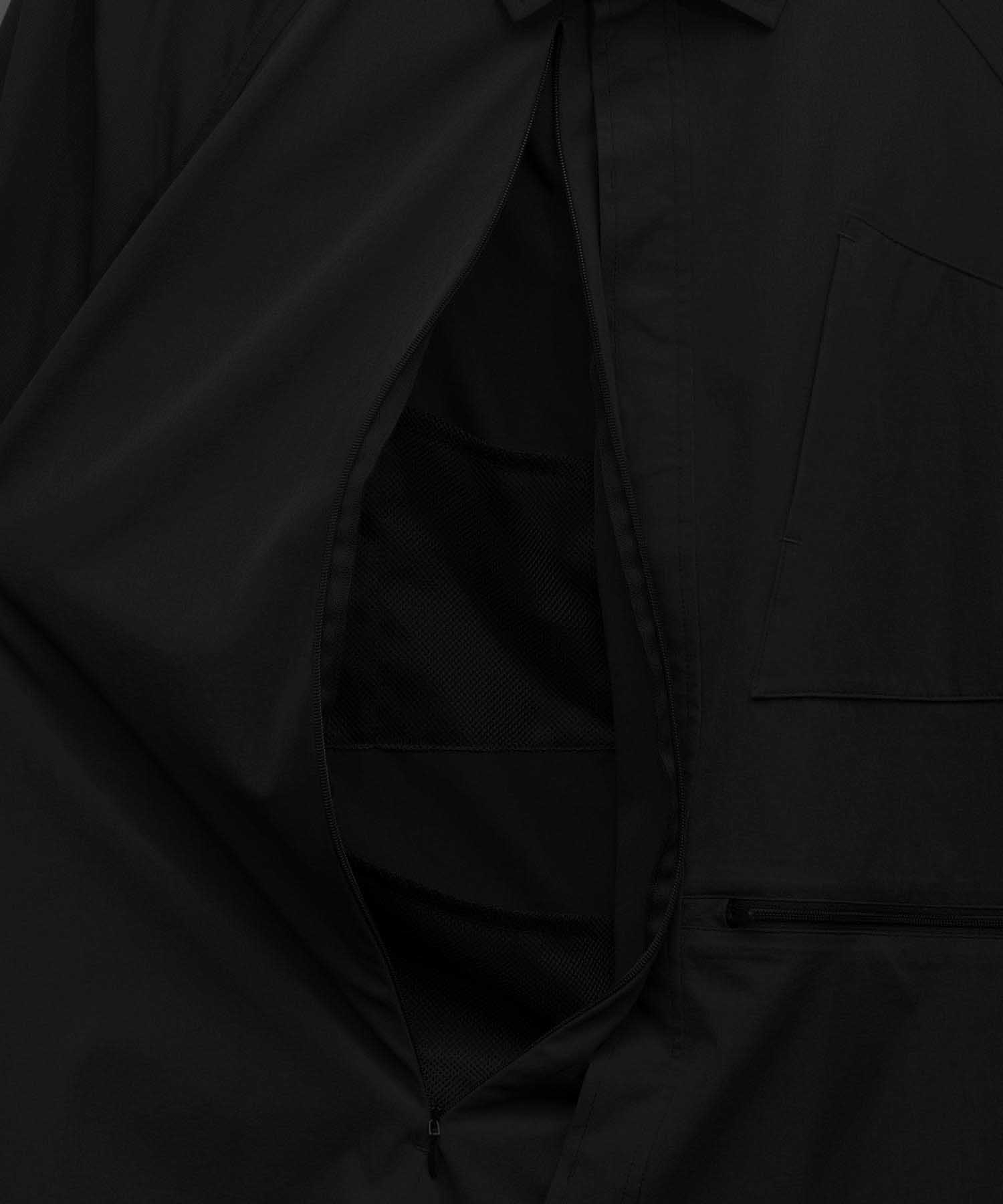 【SPORTS TECH HIGH SPEC LINE】Oversized Many Pockets Zip Shirt