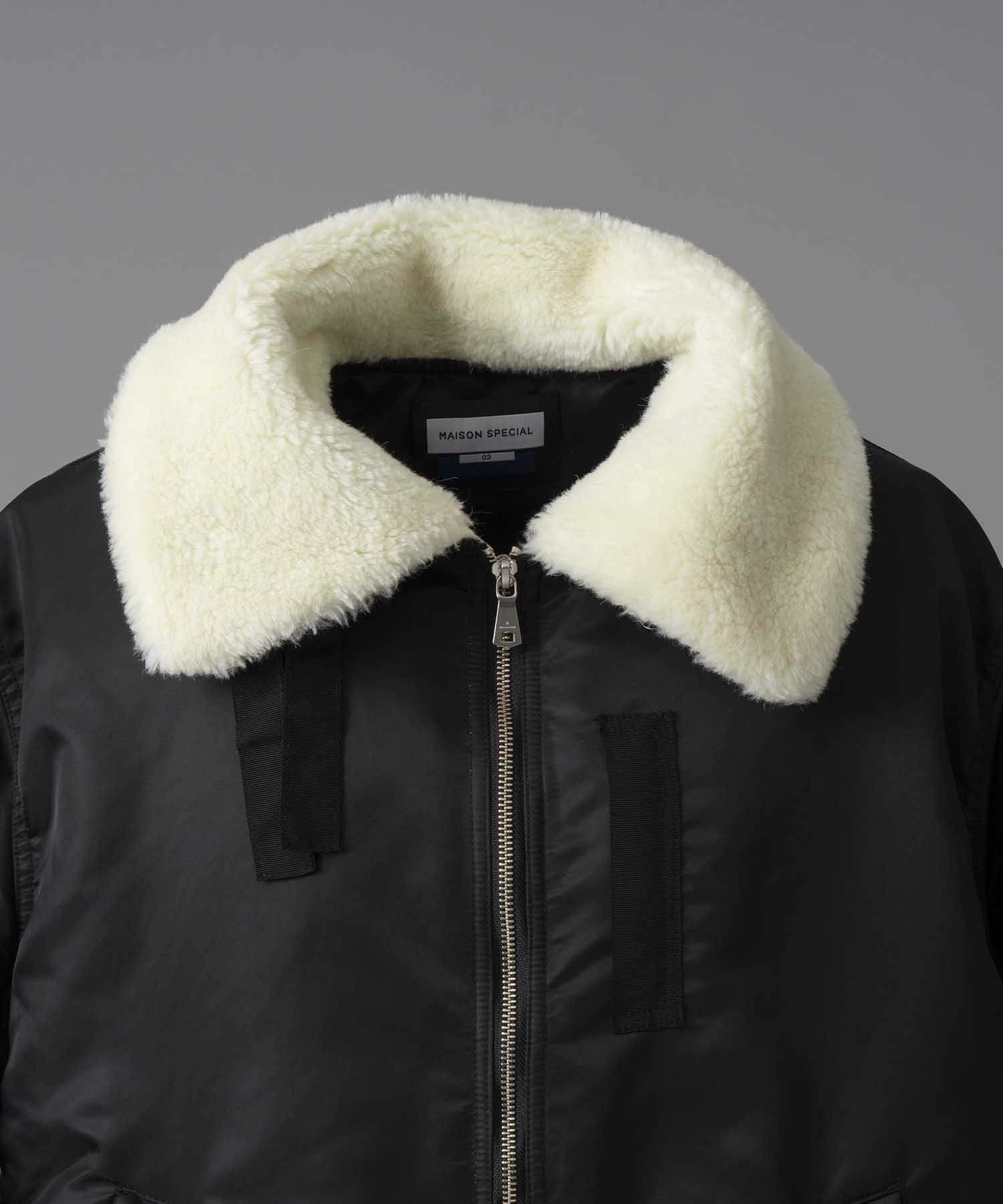 Prime-Over Layering B-3 Flight Jacket