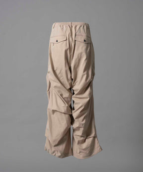 Prime-Wide Random Tucks Parachute Pants