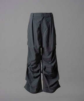 Prime-Wide Random Tucks Parachute Pants