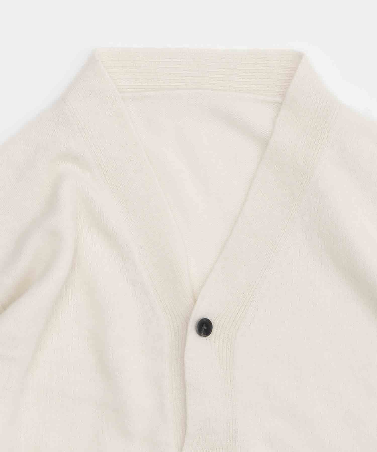 Royal Cashmere Special Blushed Prime-Over V-Neck Knit Cardigan