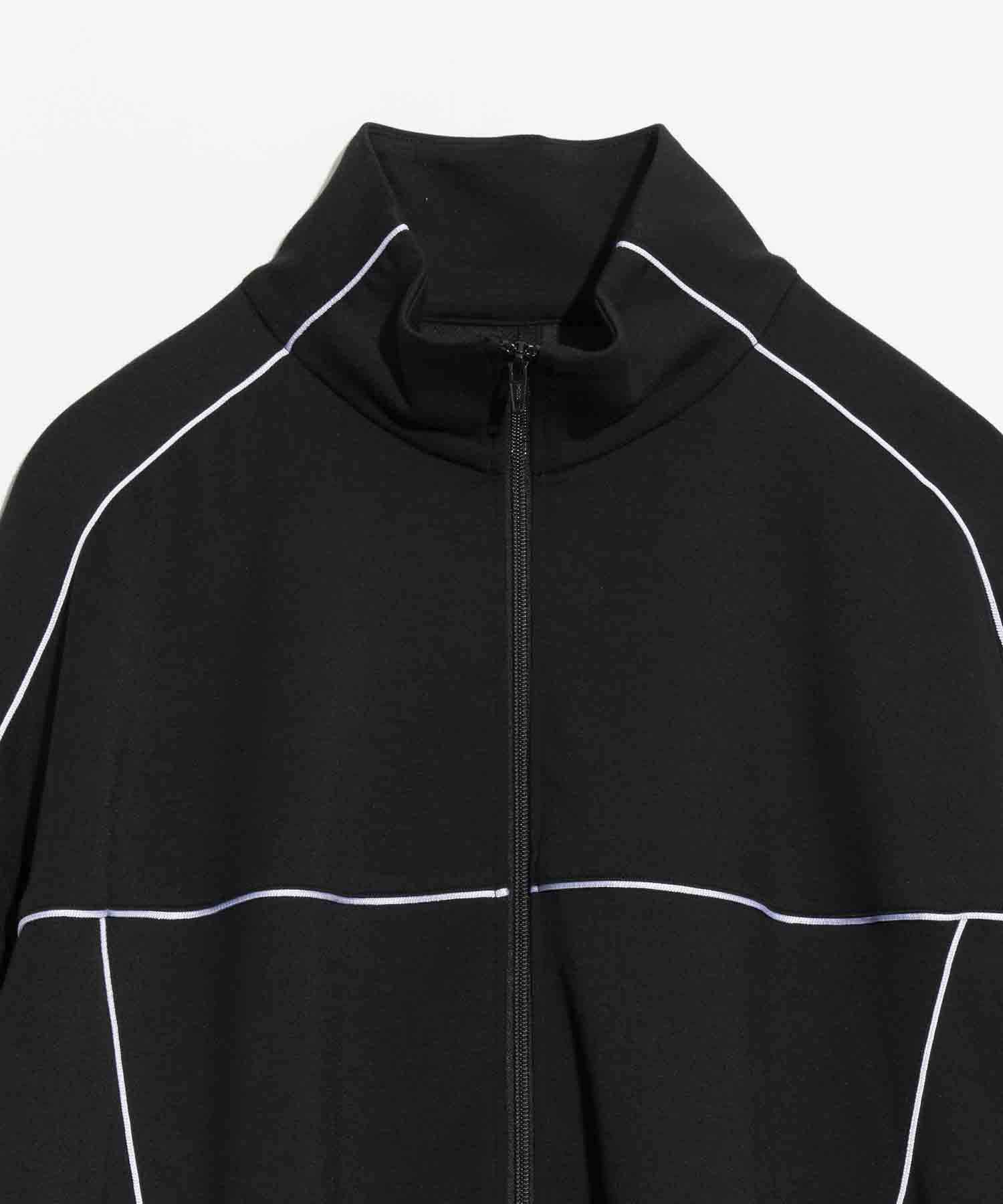 Prime-Over Cardboard Knit Track Jacket