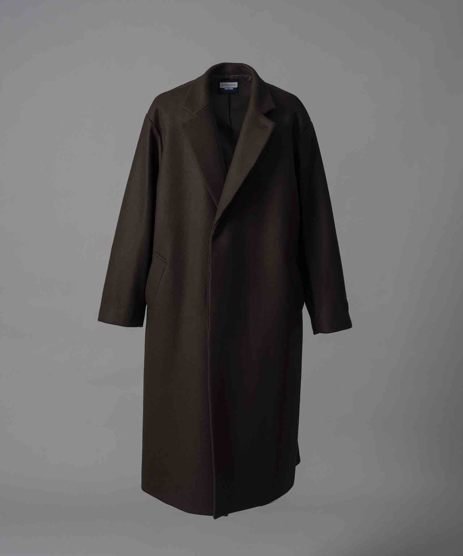 Super140s Prime-Over Melton Chesterfield Coat