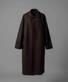 Super140s Prime-Over Melton Balmachan Coat