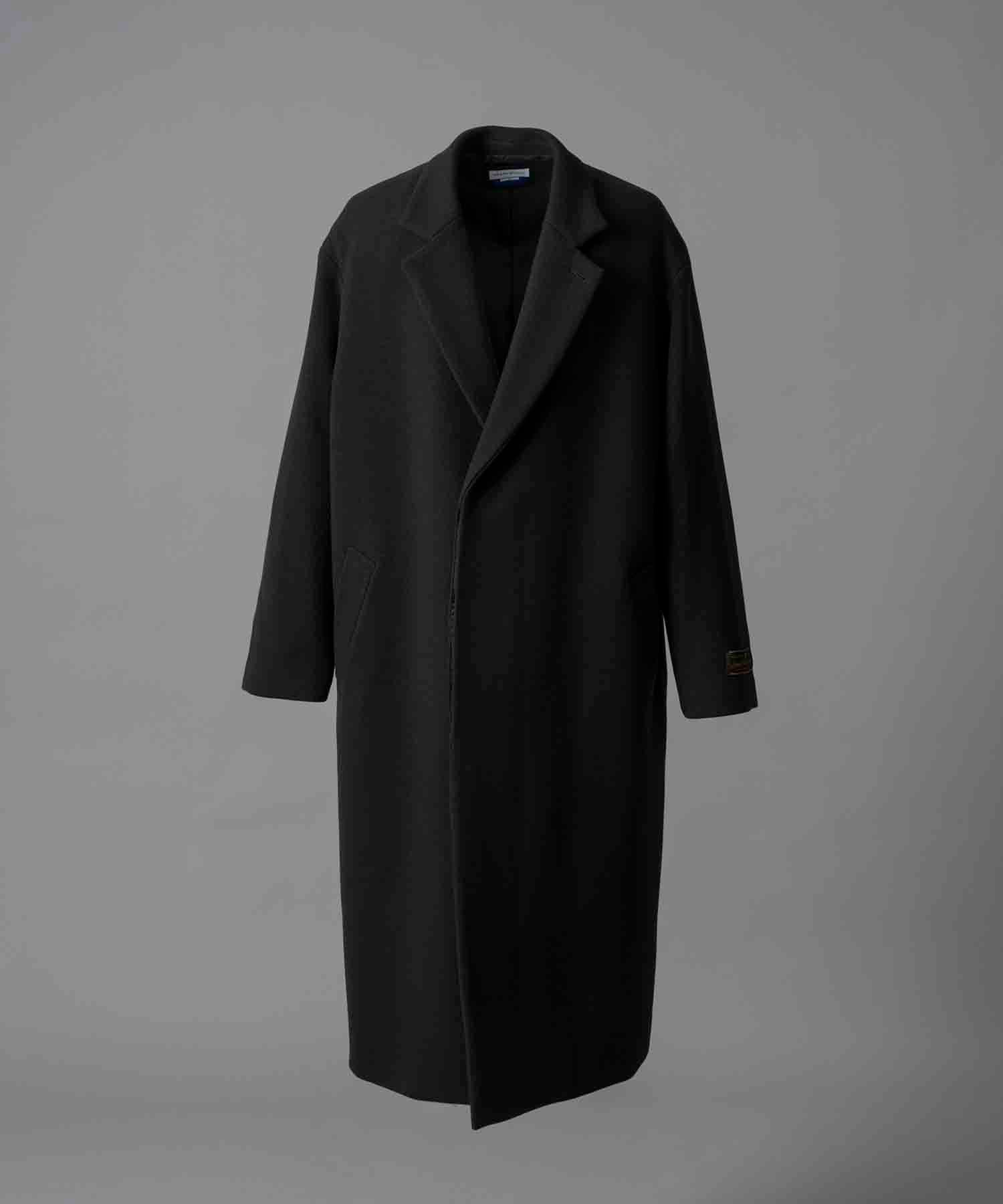 Super170s Prime-Over Melton Chesterfield Coat