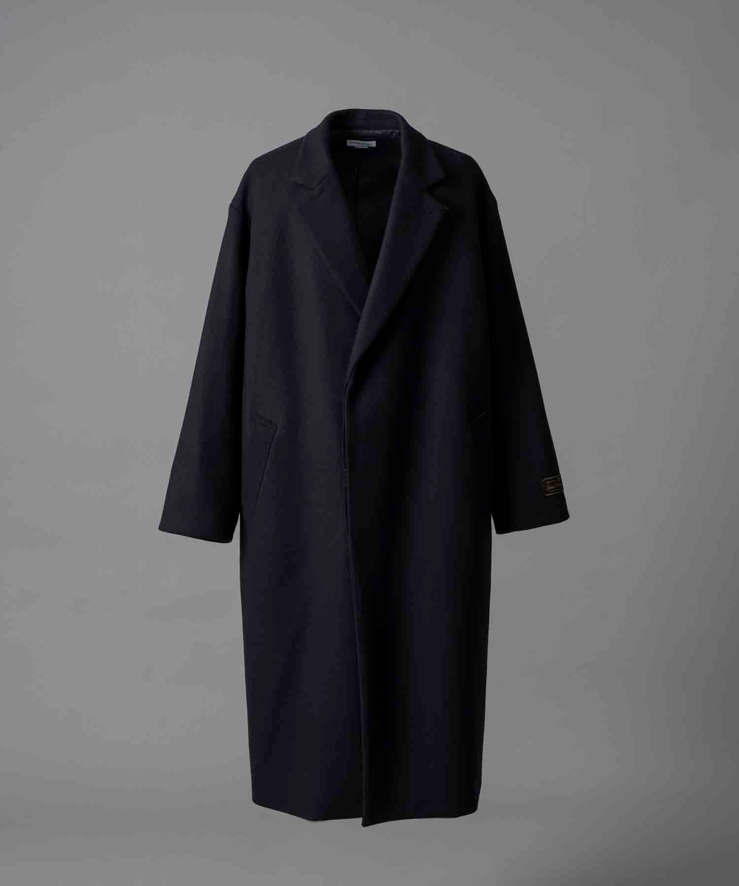 Super170s Prime-Over Melton Chesterfield Coat