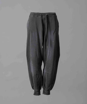 Three-Dimensional Cutting Weathered Sweat Pants