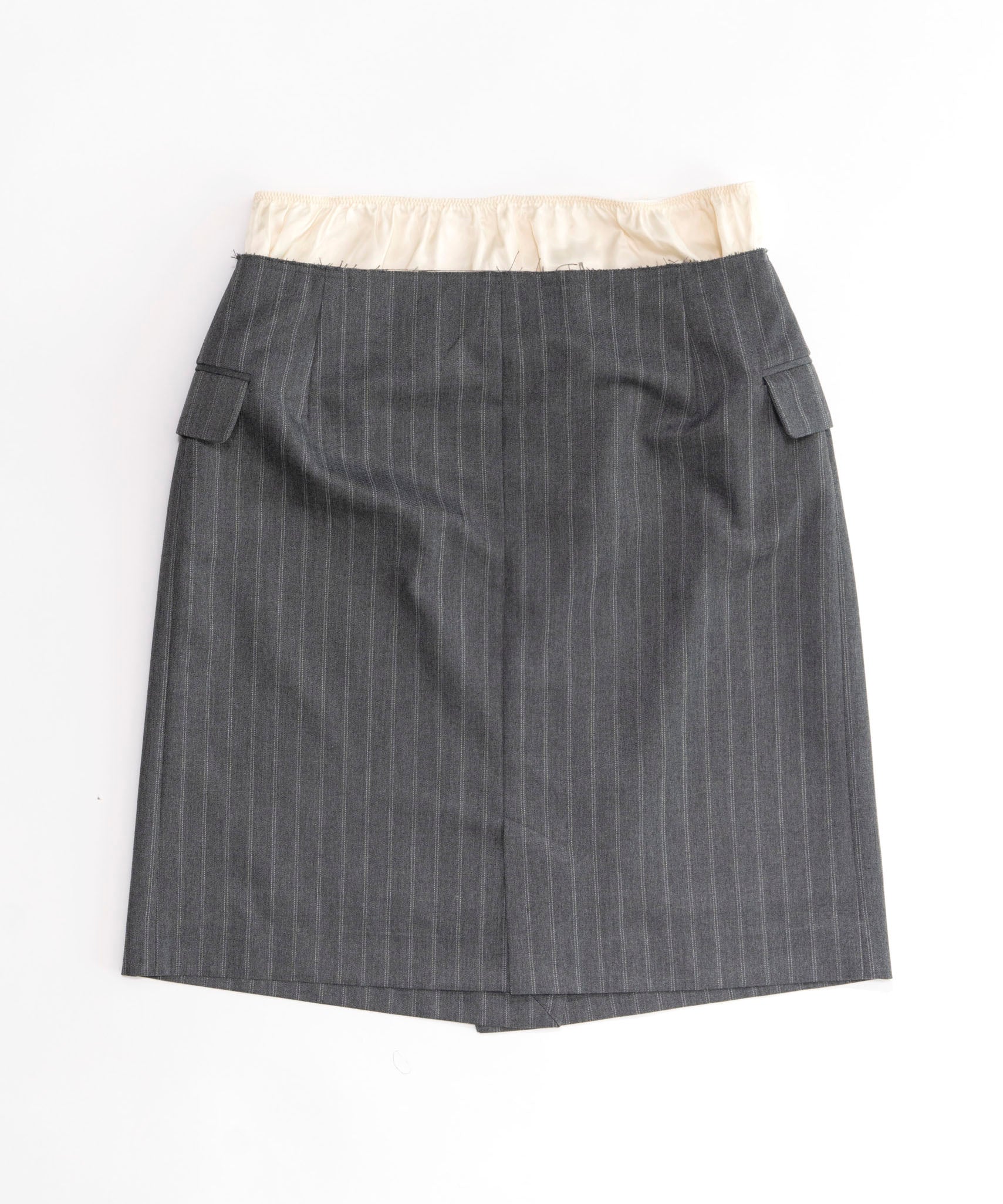 【SALE】Double Waist Wrap Mini Skirt