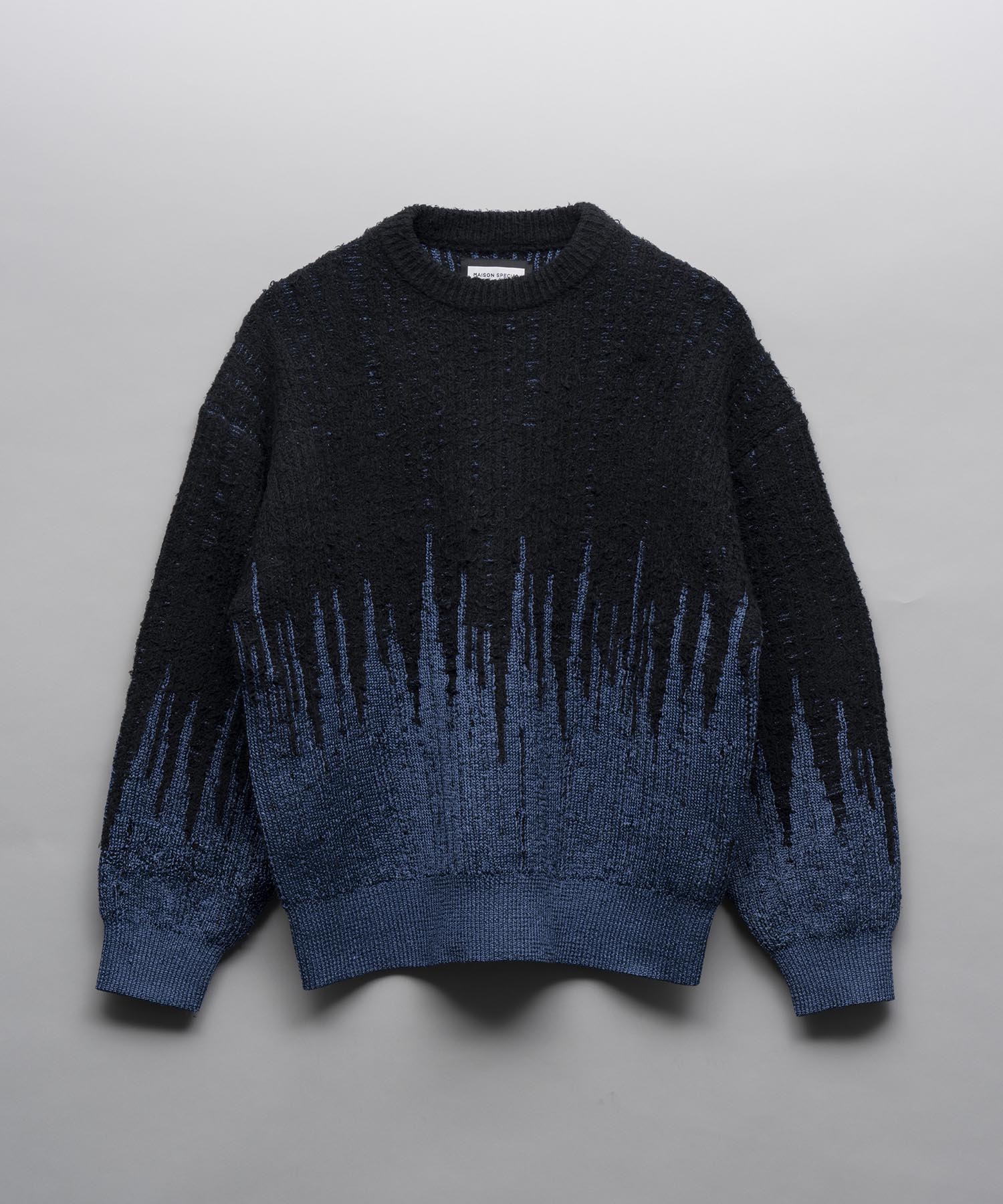 Prime-Over Gradation Knit Pullover