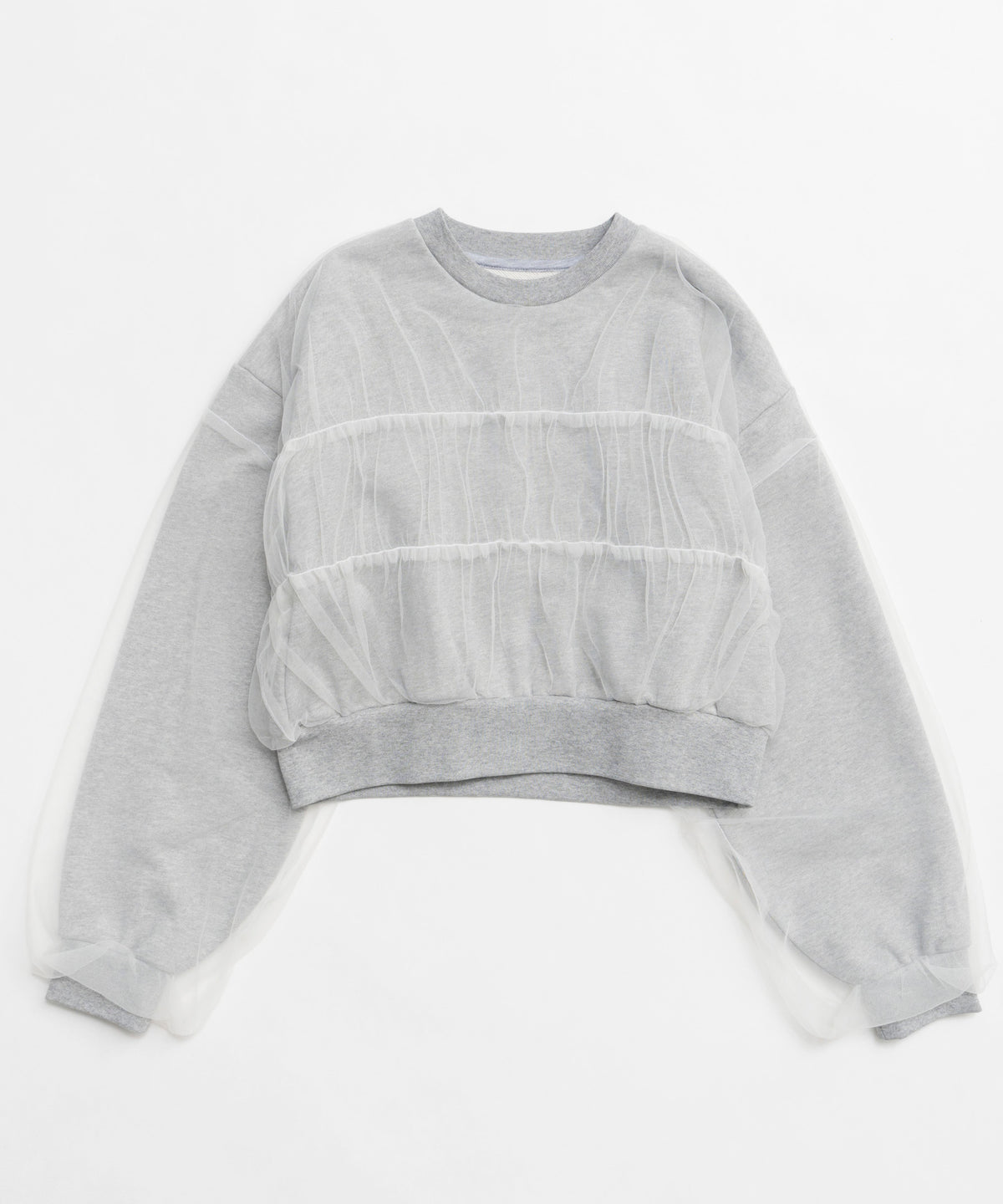 Tulle Layered Sweatshirt