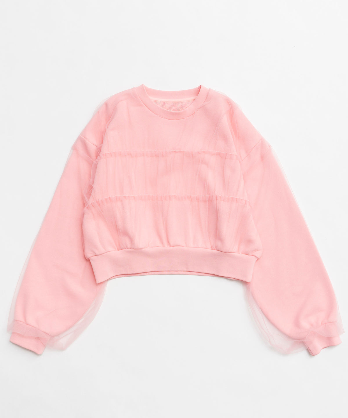 Tulle Layered Sweatshirt