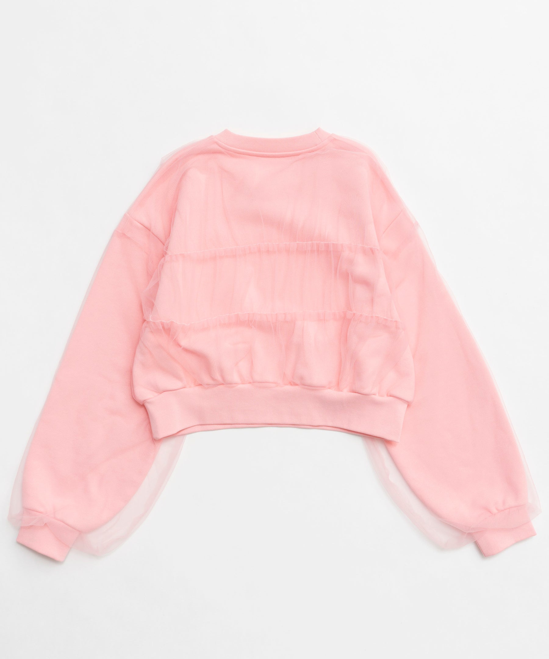 Tulle Layered Sweatshirt