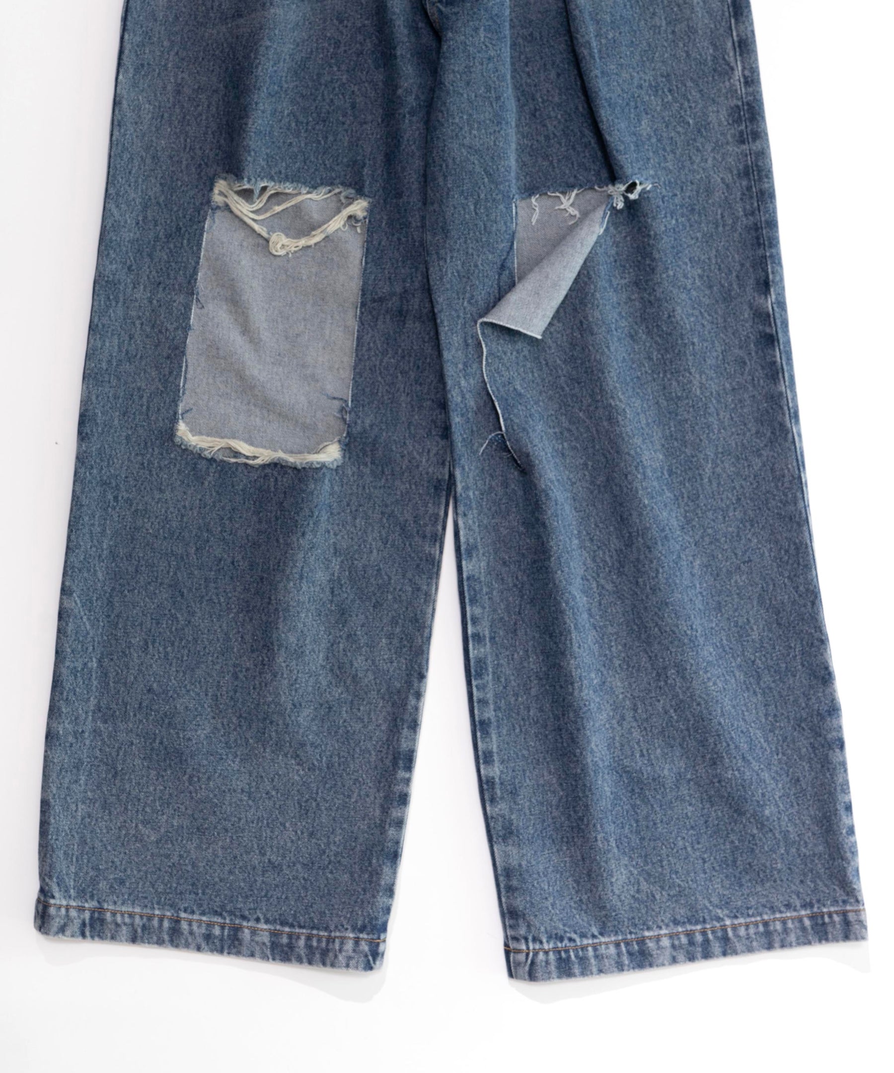 【SALE】Square Cut Denim Pants