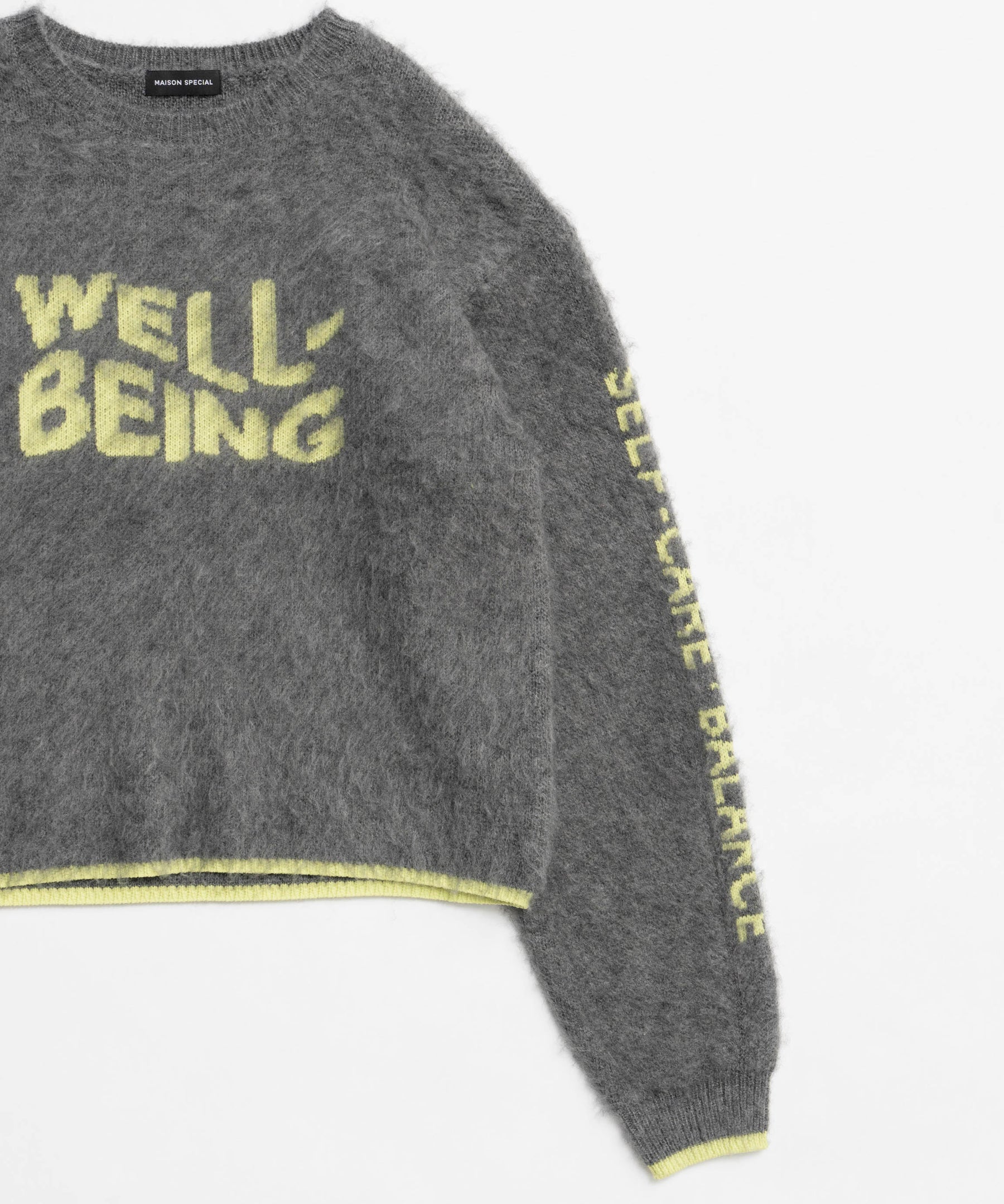 WELLBEING Logo Jacquard Knit Sweater