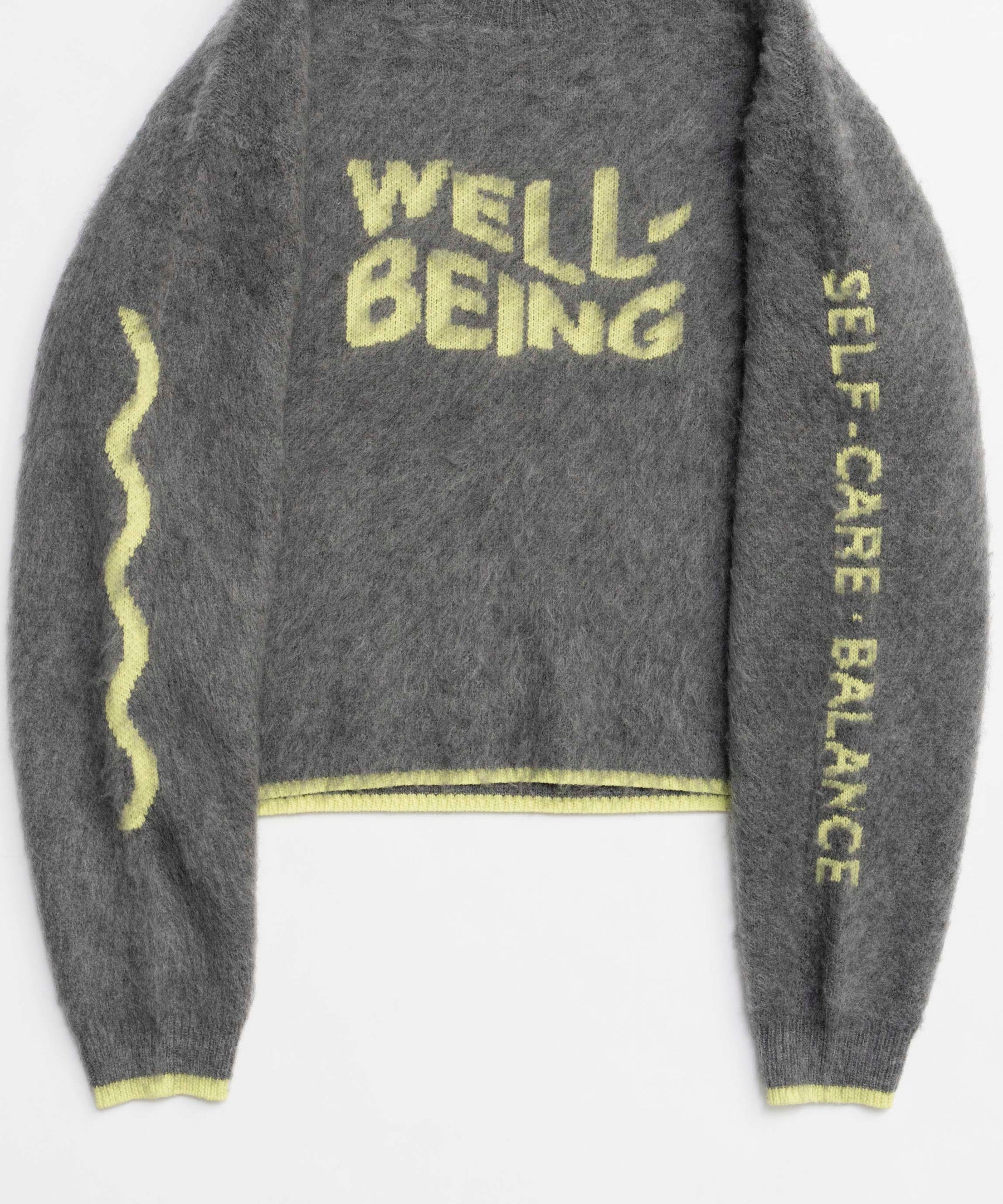 WELLBEING Logo Jacquard Knit Sweater