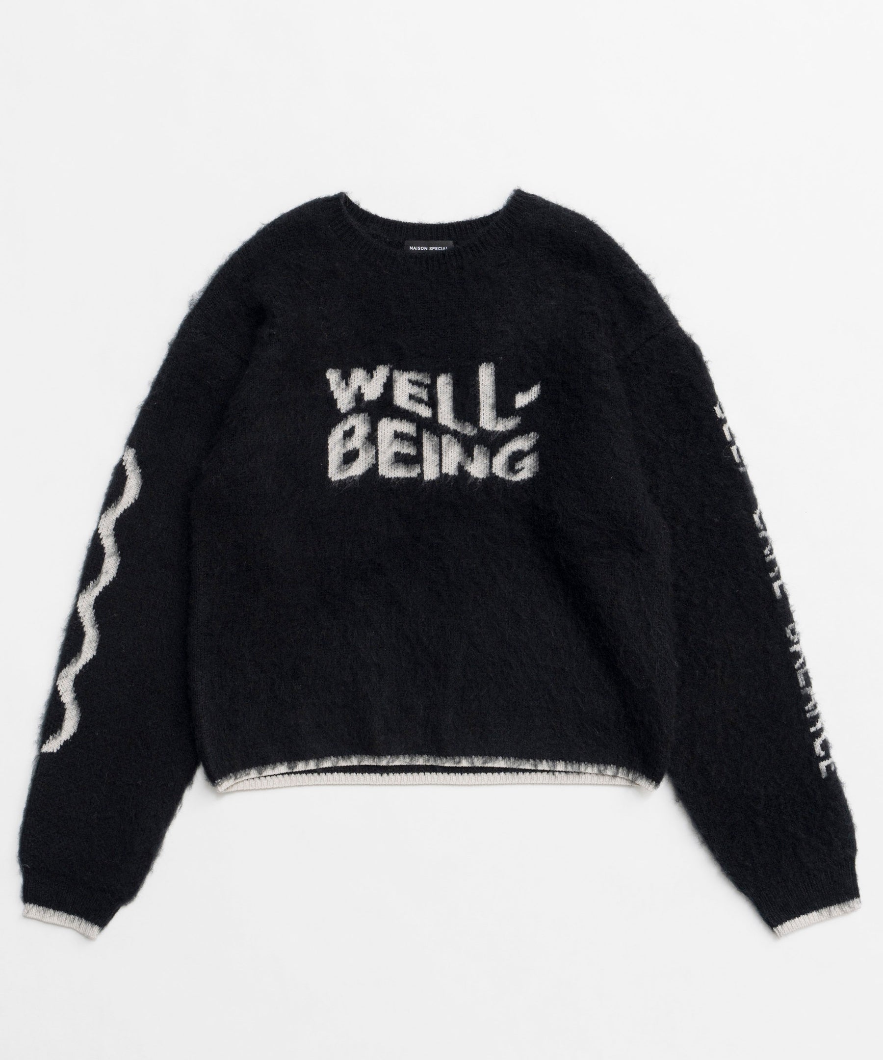 WELLBEING Logo Jacquard Knit Sweater