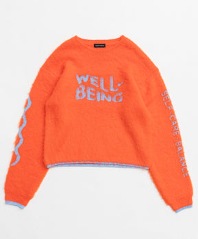 WELLBEING Logo Jacquard Knit Sweater