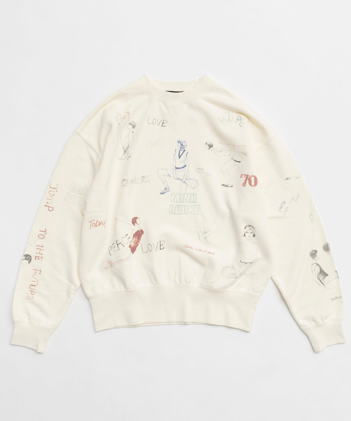 Vintage Style Drawing Sweatshirt