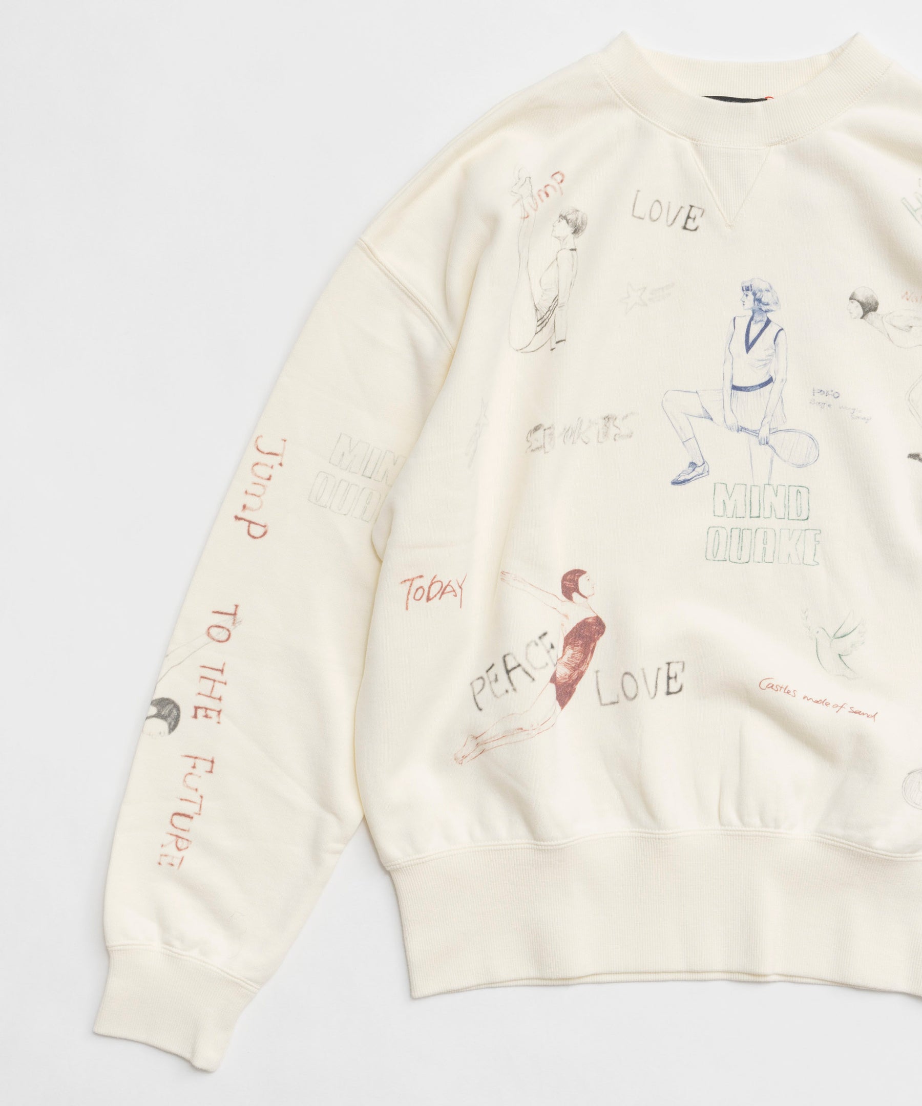 Vintage Style Drawing Sweatshirt