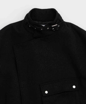 Motor-Cycle Prime-Over Wool Belted Jacket